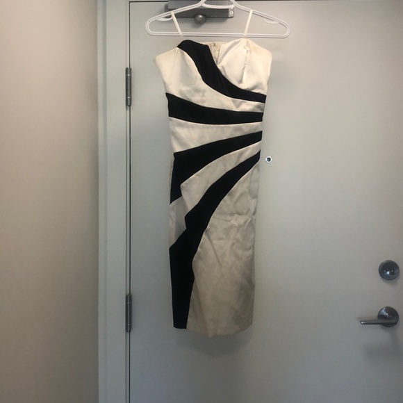 Black and white cocktail dress - Picture 5 of 7